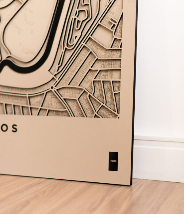 Quadro Decorativo Circuito Interlagos Edição Limitada 55x80cm Premium