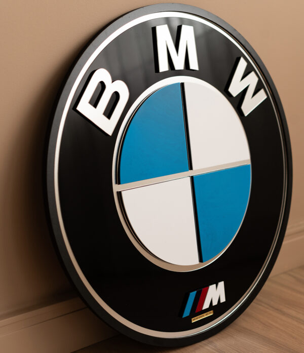 Brasão Especial BMW Edição Limitada Numerada 60cm Triplacamada