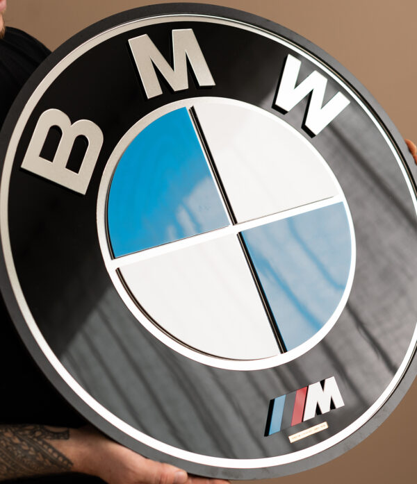 Brasão Especial BMW Edição Limitada Numerada 60cm Triplacamada